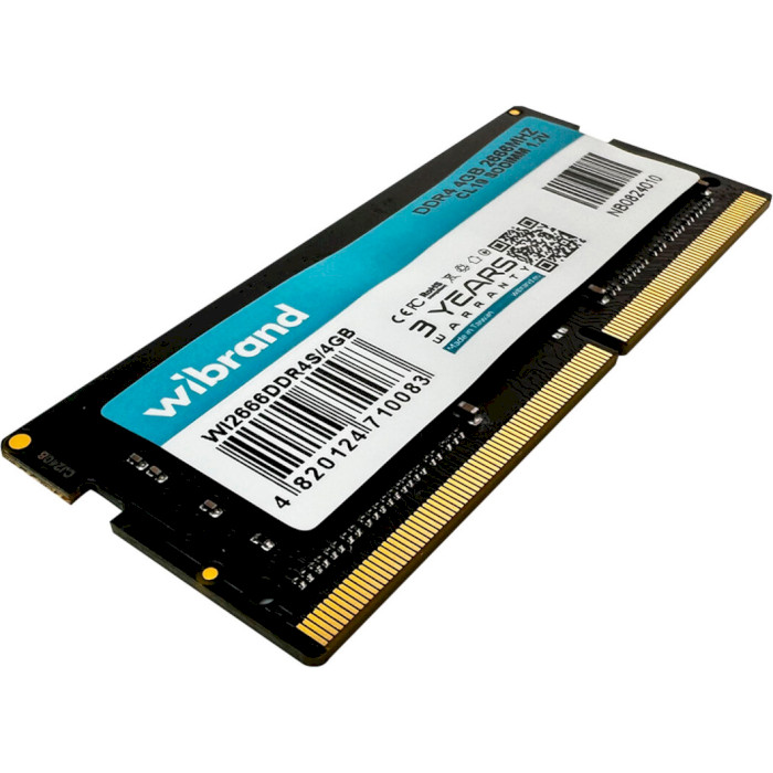 Модуль пам'яті WIBRAND SO-DIMM DDR4 2666MHz 4GB