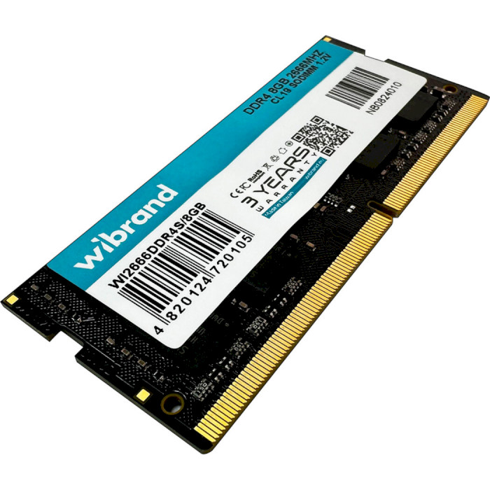 Модуль пам'яті WIBRAND SO-DIMM DDR4 2666MHz 8GB