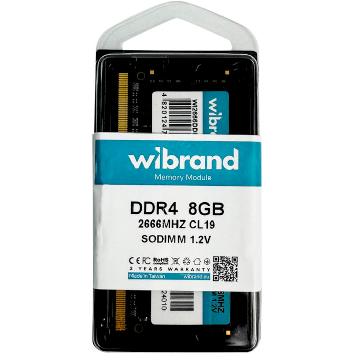 Модуль пам'яті WIBRAND SO-DIMM DDR4 2666MHz 8GB