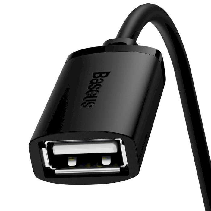 Кабель-удлинитель BASEUS AirJoy USB2.0 Extension Cable 0.5м Cluster Black (B00631100111-00)