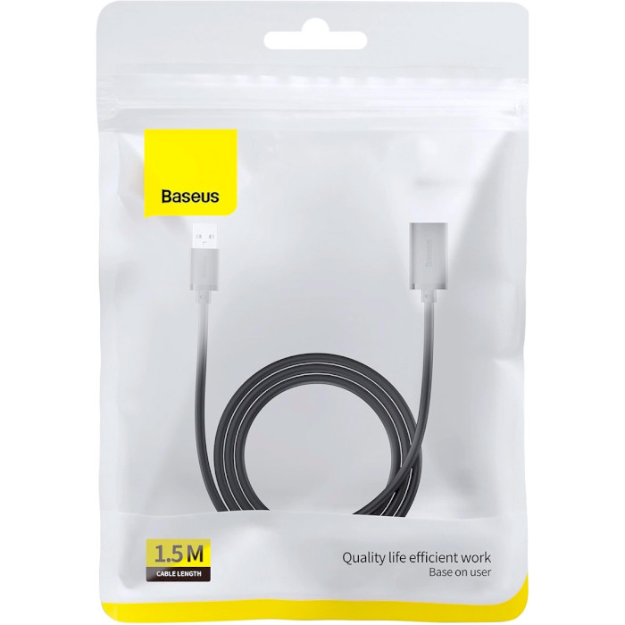 Кабель-подовжувач BASEUS AirJoy USB3.0 Extension Cable 1.5м Black (B00631103111-02)