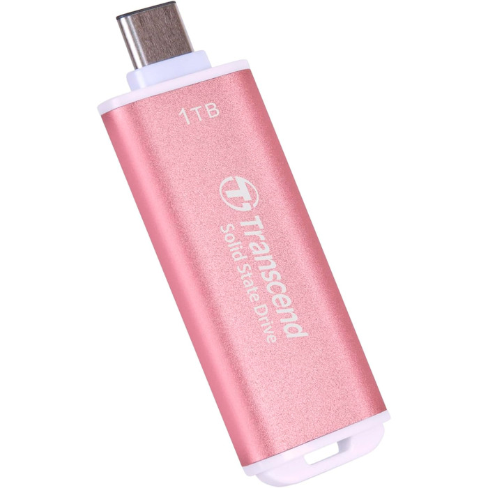 Портативный SSD диск TRANSCEND ESD300 1TB USB3.1 Gen2 Pink (TS1TESD300P)