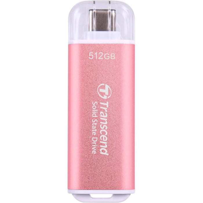 Портативний SSD диск TRANSCEND ESD300 512GB USB3.1 Gen2 Pink (TS512GESD300P)