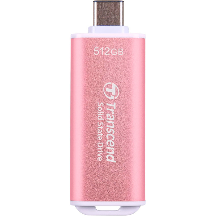 Портативный SSD диск TRANSCEND ESD300 512GB USB3.1 Gen2 Pink (TS512GESD300P)