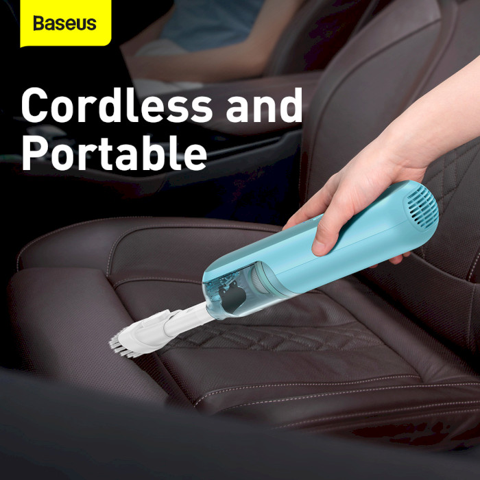 Пилосос автомобільний BASEUS A1 Car Vacuum Cleaner Glacier Blue (VCAQ010003)