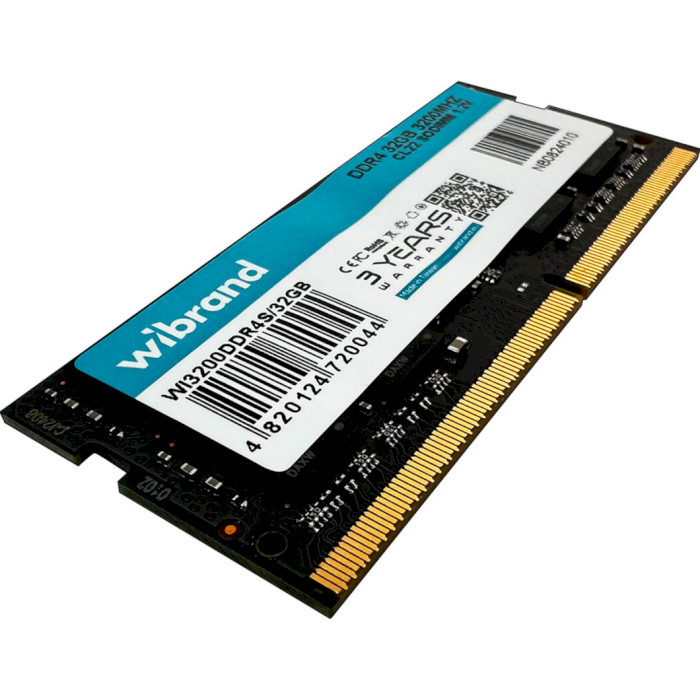 Модуль пам'яті WIBRAND SO-DIMM DDR4 3200MHz 32GB