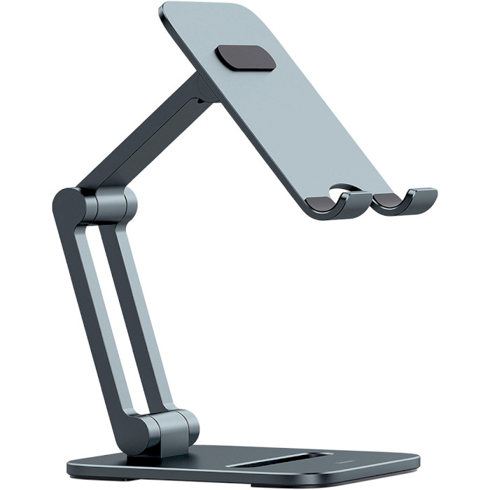 Підставка для смартфона BASEUS Desktop Biaxial Foldable Metal Stand for Phones Gray (LUSZ000013)