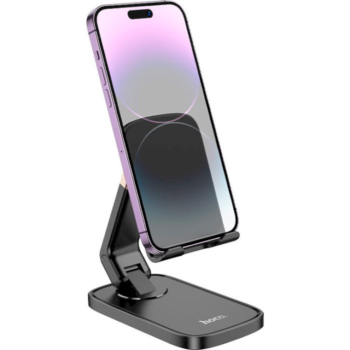 Подставка для смартфона HOCO HD8 Blackfish Folding Desktop Stand Black