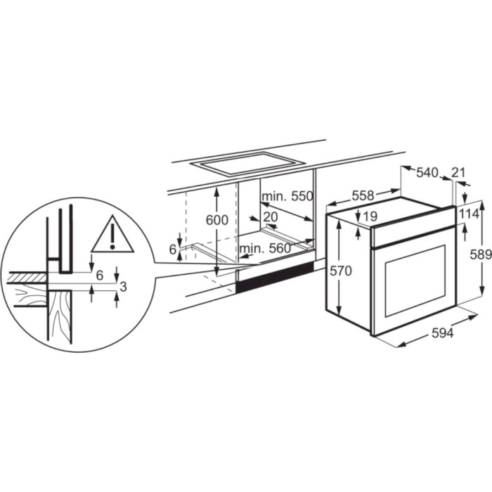 Духова шафа ELECTROLUX SteamBake Pro 600 EOD5F70BX