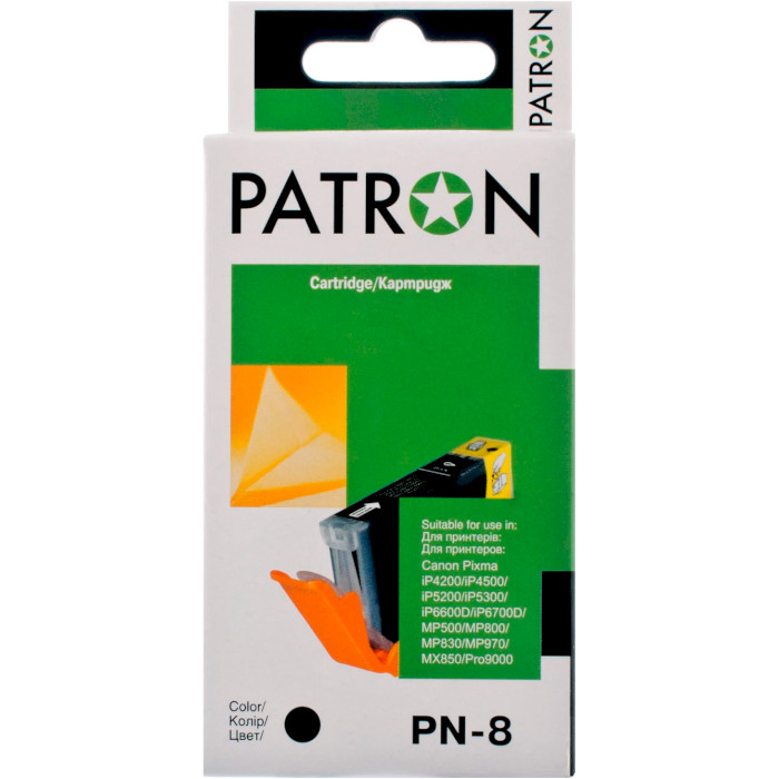 Картридж PATRON сумісний з Canon CLI-8BK (0620B024) Black