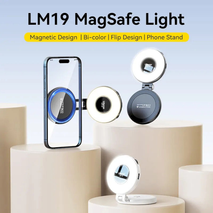 LED свет для селфи ULANZI LM19 MagSafe LED Selfie Ring Light (L049GBB1)