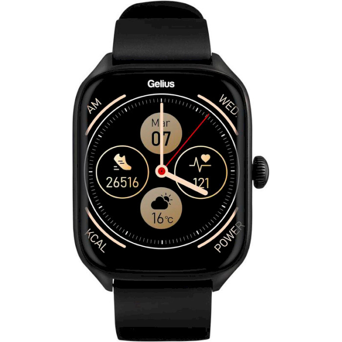 Смарт-часы GELIUS Pro GP-SW012 Amazwatch GTS Black