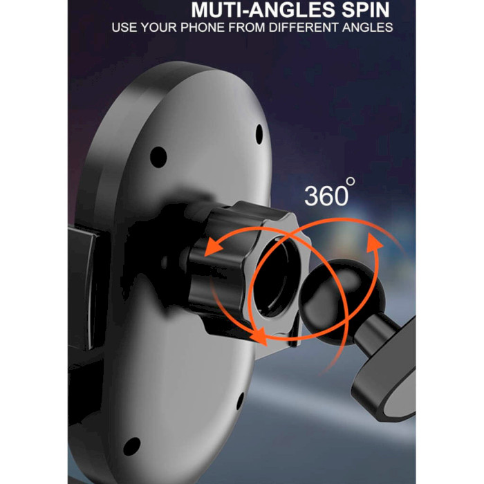 Автотримач для смартфона WUW Z32 Stable Adsorption One-Button Operation Car Holder