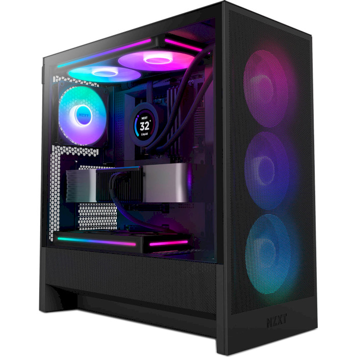 Корпус NZXT H5 Flow RGB Black (CC-H52FB-R1)