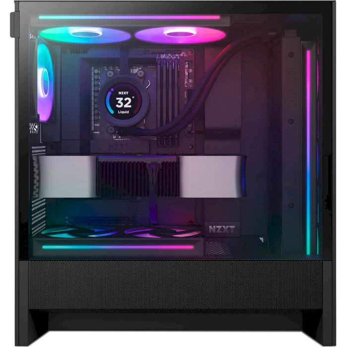 Корпус NZXT H5 Flow RGB Black (CC-H52FB-R1)