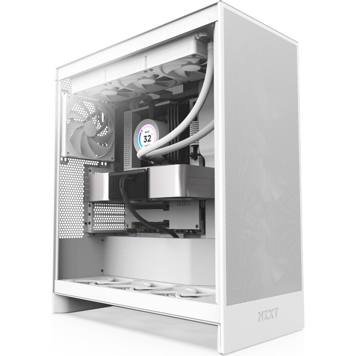 Корпус NZXT H7 Flow Matte White (CM-H72FW-01)