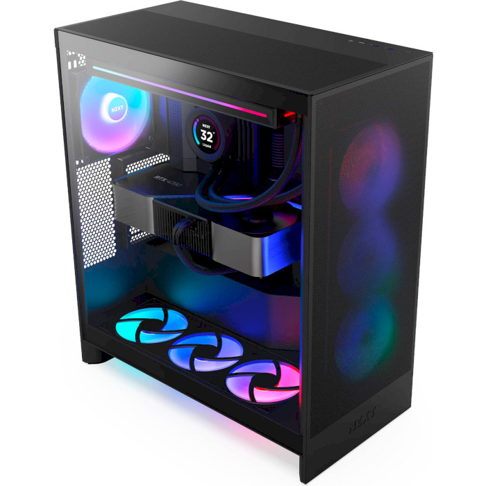 Корпус NZXT H7 Flow RGB 2024 Matte Black (CM-H72FB-R1)