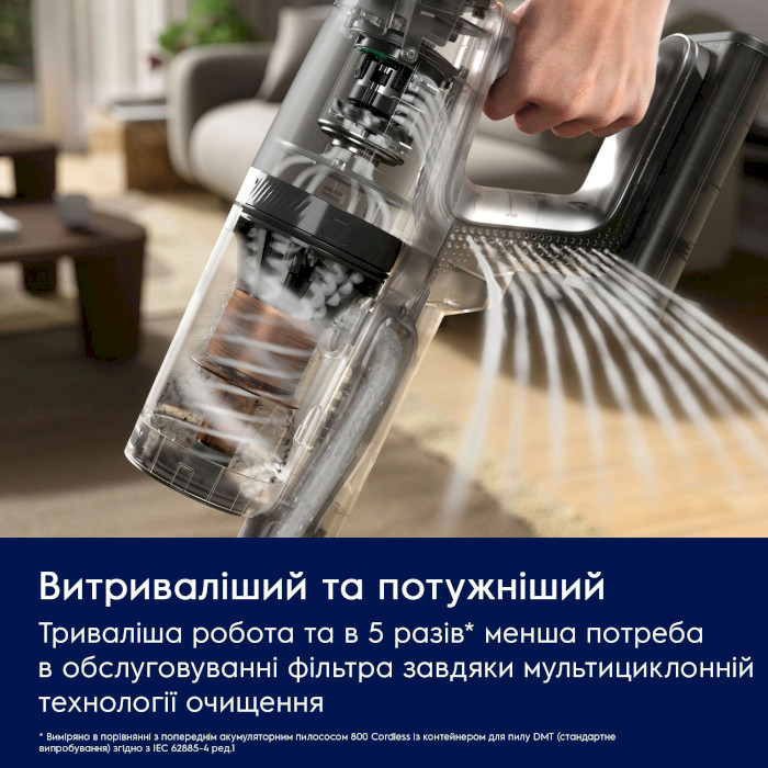 Пылесос вертикальный ELECTROLUX 800 Cordless EP82UB25UG (900402301)