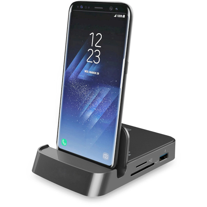 Док-станция для смартфона DIGITUS USB-C 7-Port Smartphone Docking Station (DA-70882)