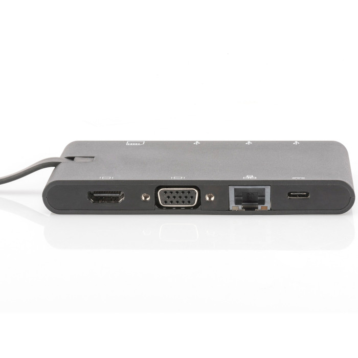 Порт-репликатор DIGITUS USB-C 9-Port Universal Travel Docking Station (DA-70865)