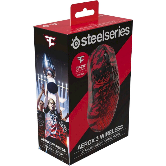 Миша ігрова STEELSERIES Aerox 3 Wireless Faze Clan Edition (62609)