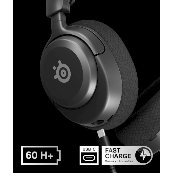 Навушники геймерскі STEELSERIES Arctis Nova 5 Wireless Black (61670)