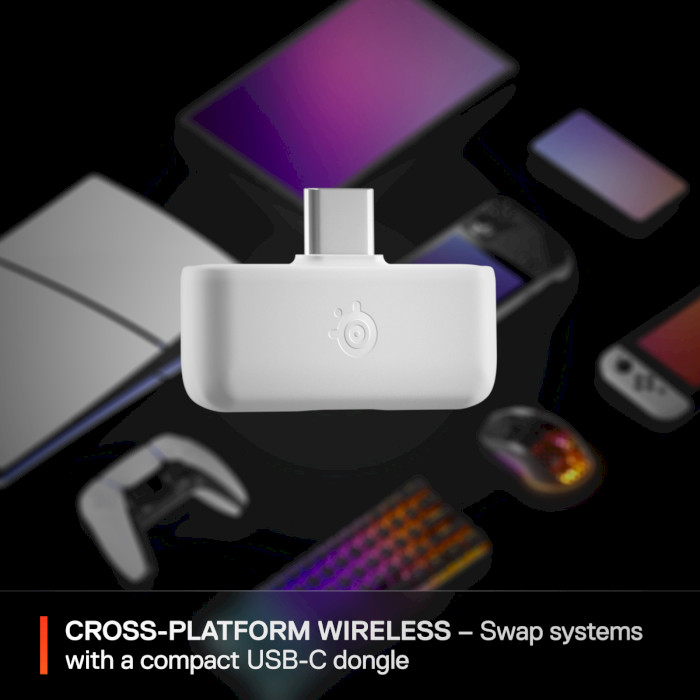 Наушники геймерские STEELSERIES Arctis Nova 5 Wireless White (61671)