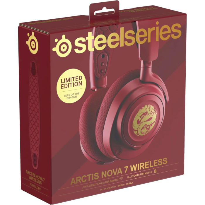 Навушники геймерскі STEELSERIES Arctis Nova 7 Dragon Edition (61557)