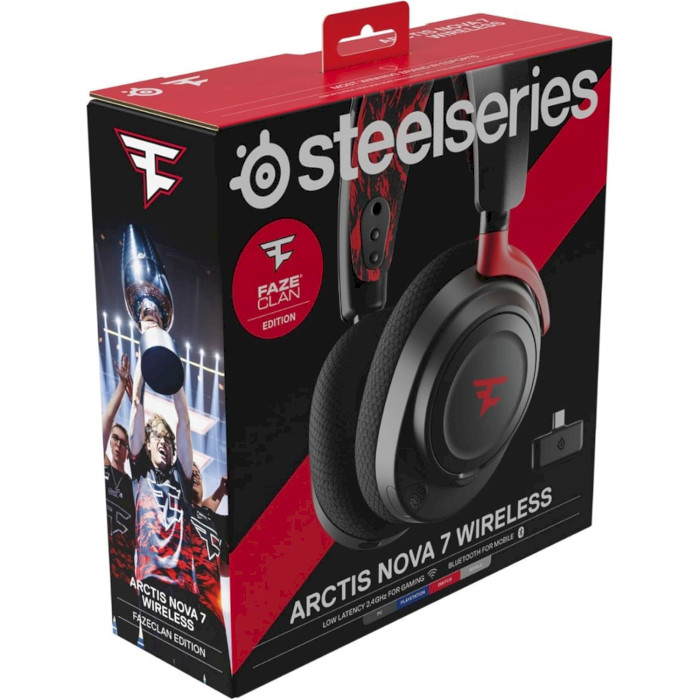 Наушники геймерские STEELSERIES Arctis Nova 7 Faze Clan Edition (61556)