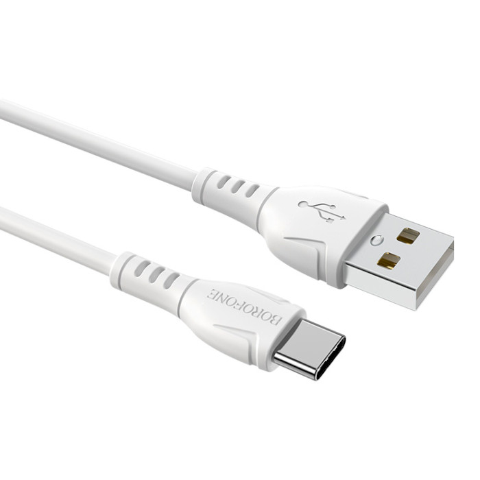 Кабель BOROFONE BX51 Triumph USB-A to USB-C 1м White