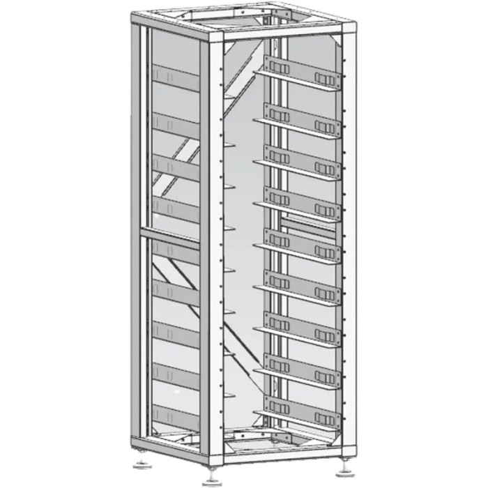 Стойка для батарей DEYE 3U-LRACK 19U (3Ux8+1) for BOS-GM5.1