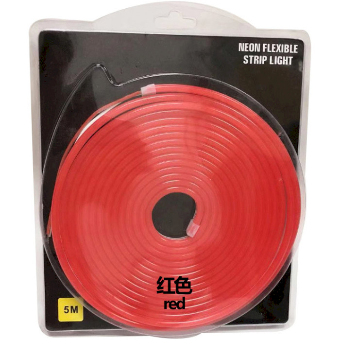 Світлодіодна стрічка VOLTRONIC Neon Flexible Strip Light Red 5м