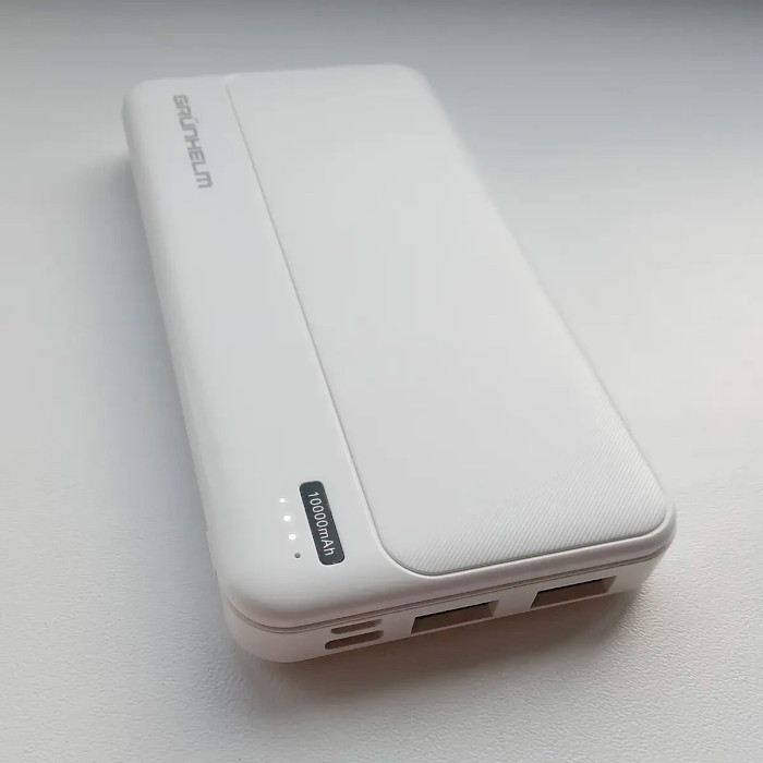 Повербанк GRUNHELM GP-10W 10000mAh White