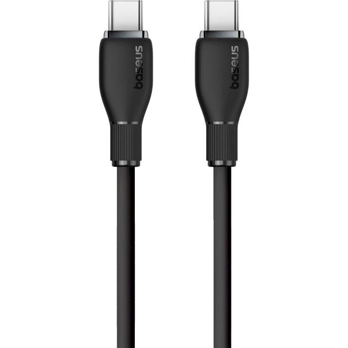 Кабель BASEUS Pudding Series Fast Charging Cable Type-C to Type-C 100W 1.2м Black (P10355702111-00)