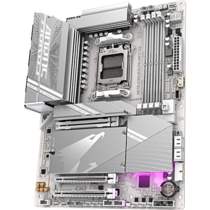 Материнська плата AORUS X870 Elite WiFi7 Ice