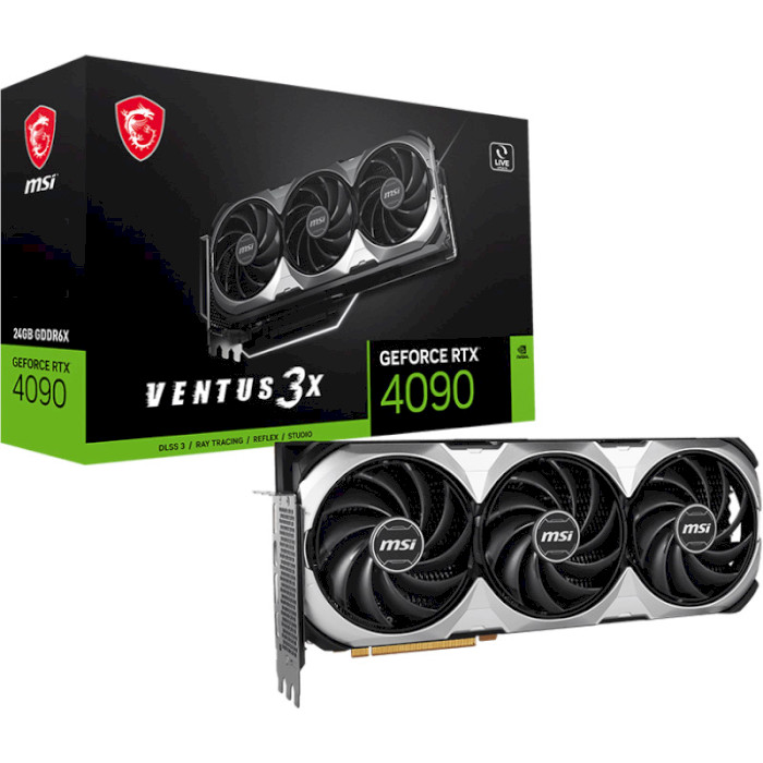 Відеокарта MSI GeForce RTX 4090 Ventus 3X E 24G