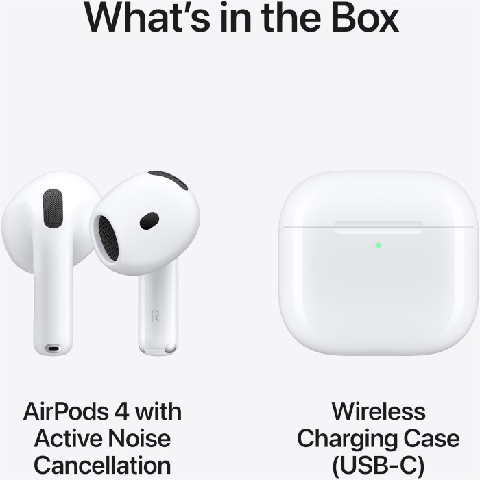 Наушники APPLE AirPods 4 ANC (MXP93ZE/A)