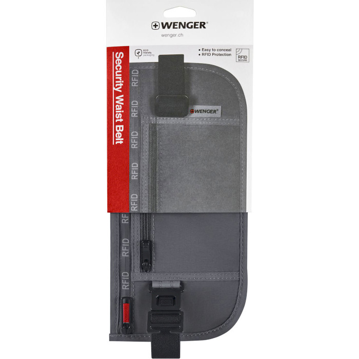 Сумка на одне плече/на пояс (бананка) WENGER Waist Belt With RFID Pocket Gray (611879)