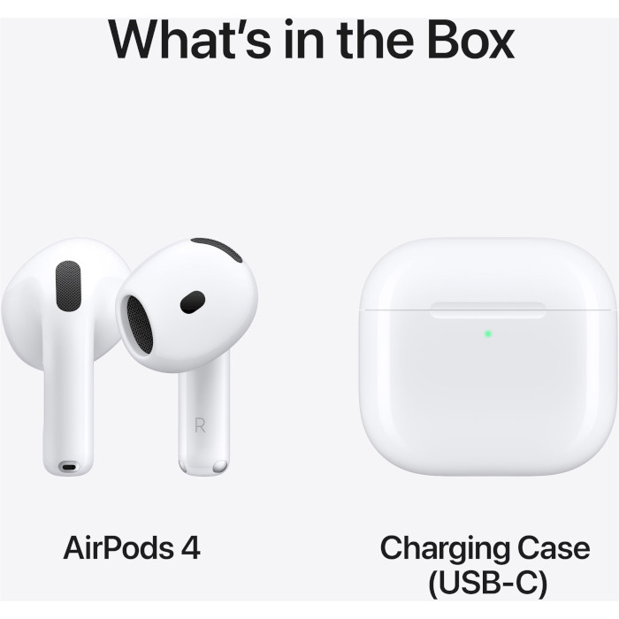 Наушники APPLE AirPods 4 (MXP63ZE/A)