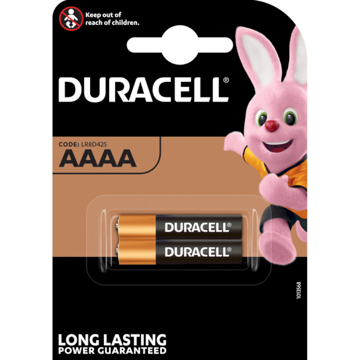 Батарейка DURACELL Basic AAAA 2шт/уп (5000394041660)