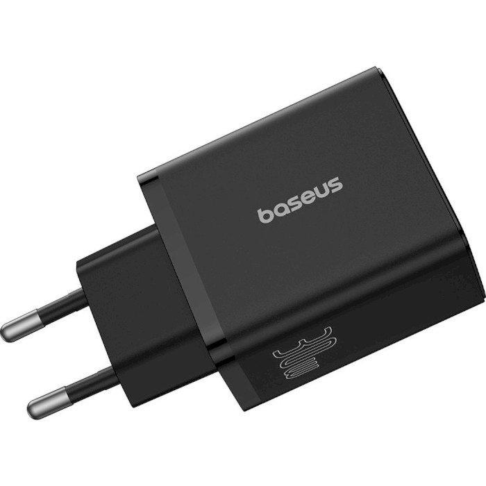 Зарядний пристрій BASEUS Cube Fast Charger 2U+C GaN5 30W Black (P10111402113-00)