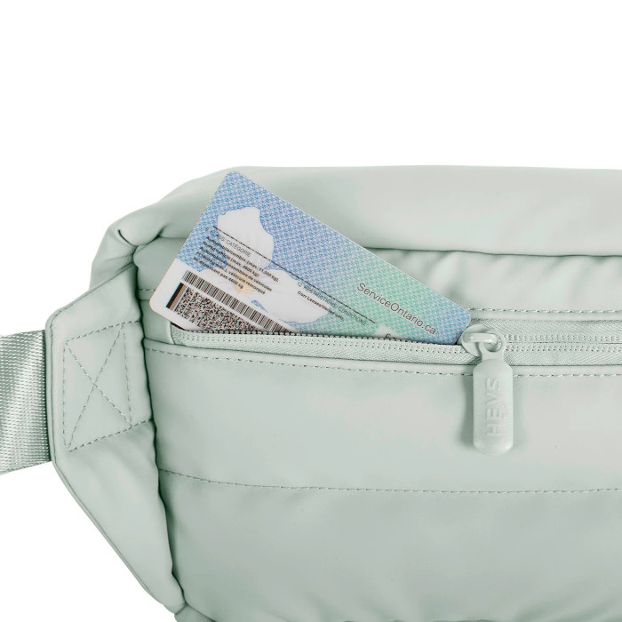 Сумка на одно плечо/на пояс (бананка) HEYS Puffer Mini Waist Bag Sage Green