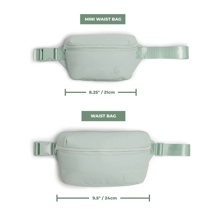 Сумка на одно плечо/на пояс (бананка) HEYS Puffer Mini Waist Bag Sage Green