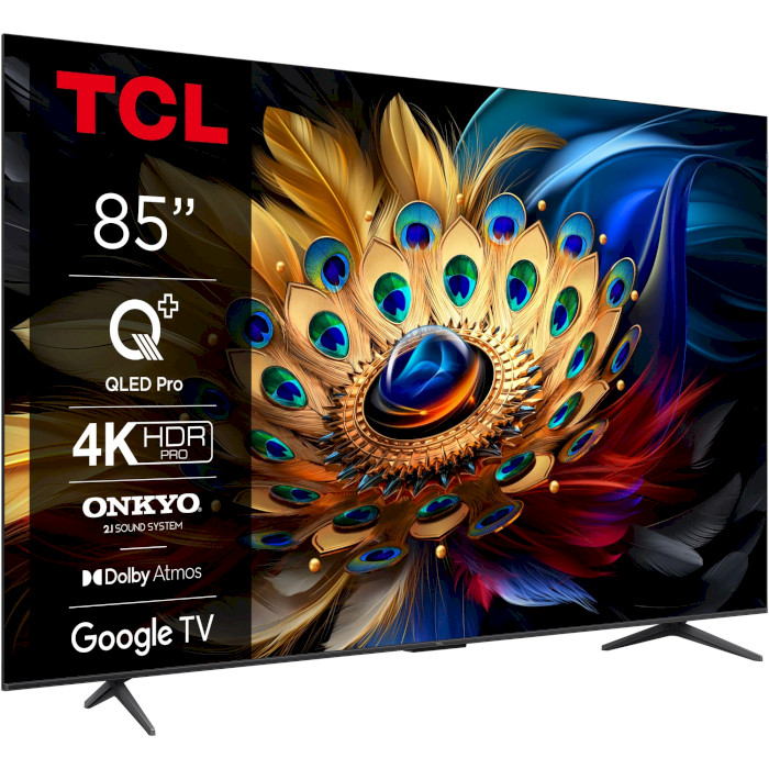 Телевізор TCL 85" QLED 4K 85C655