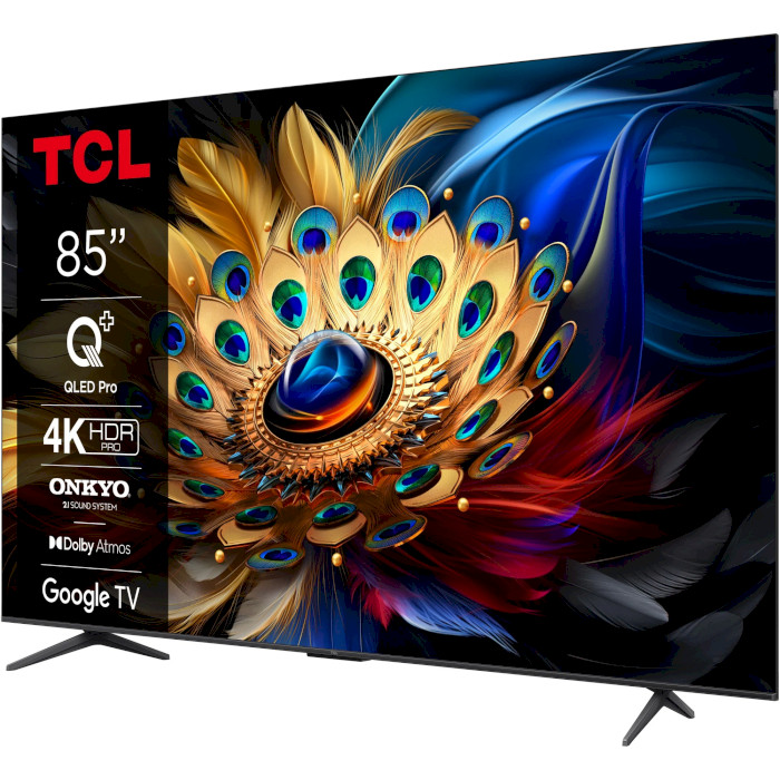 Телевізор TCL 85" QLED 4K 85C655