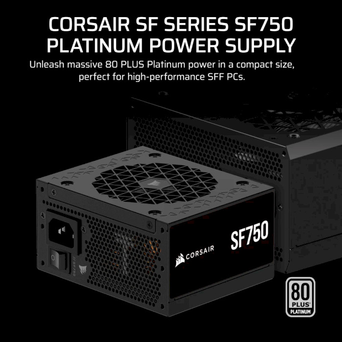 Блок живлення SFX 750W CORSAIR SF750 ATX 3.1 (CP-9020284-EU)