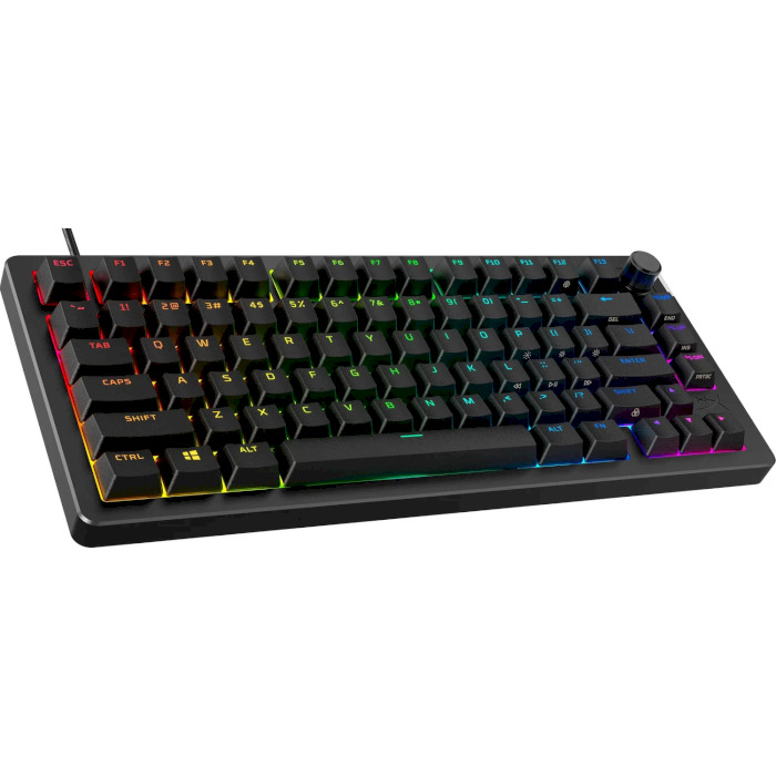 Клавиатура HYPERX Alloy Rise 75 Red Switch Black (7G7A4AA)