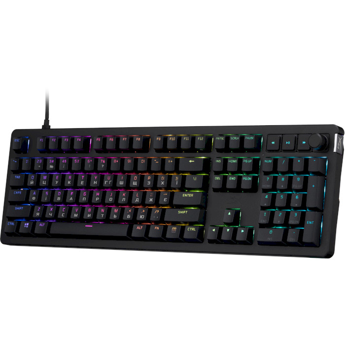 Клавіатура HYPERX Alloy Rise Red Switch Black (7G7A3AA)