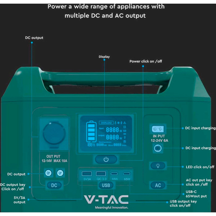 Зарядная станция V-TAC VT-303N