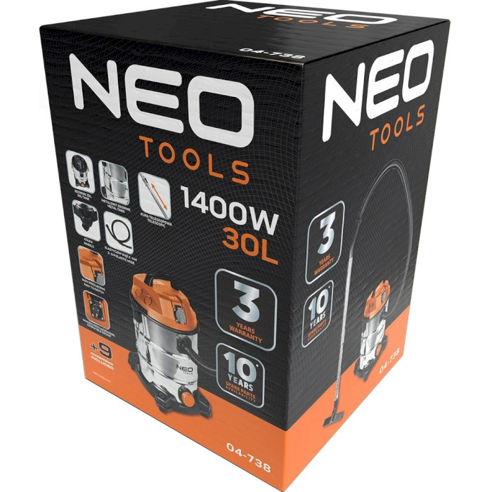 Пылесос профессиональный NEO TOOLS 04-738